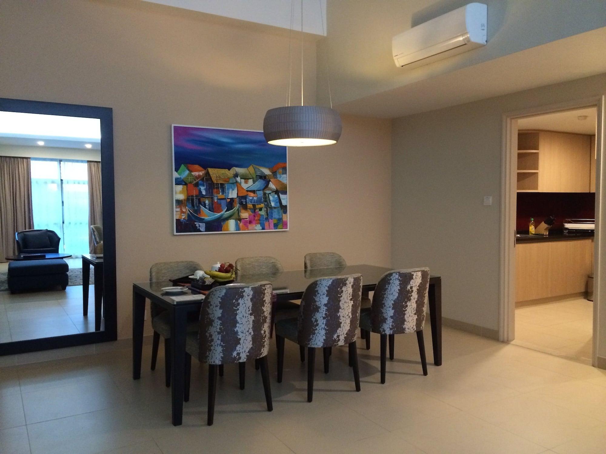 Somerset Ho Chi Minh-byen Eksteriør bilde A dining room in a condominium