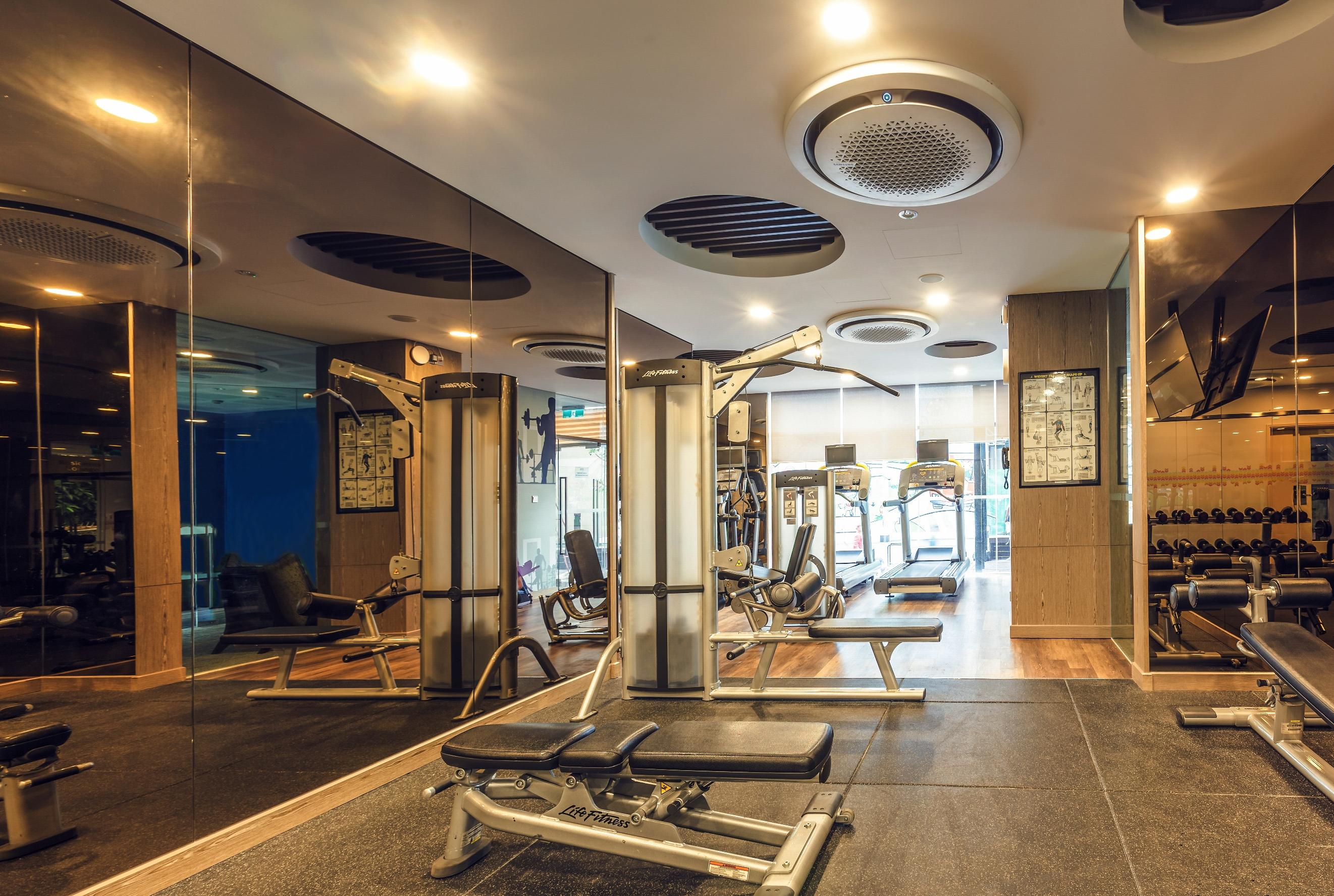 Somerset Ho Chi Minh-byen Eksteriør bilde The gym at the hotel