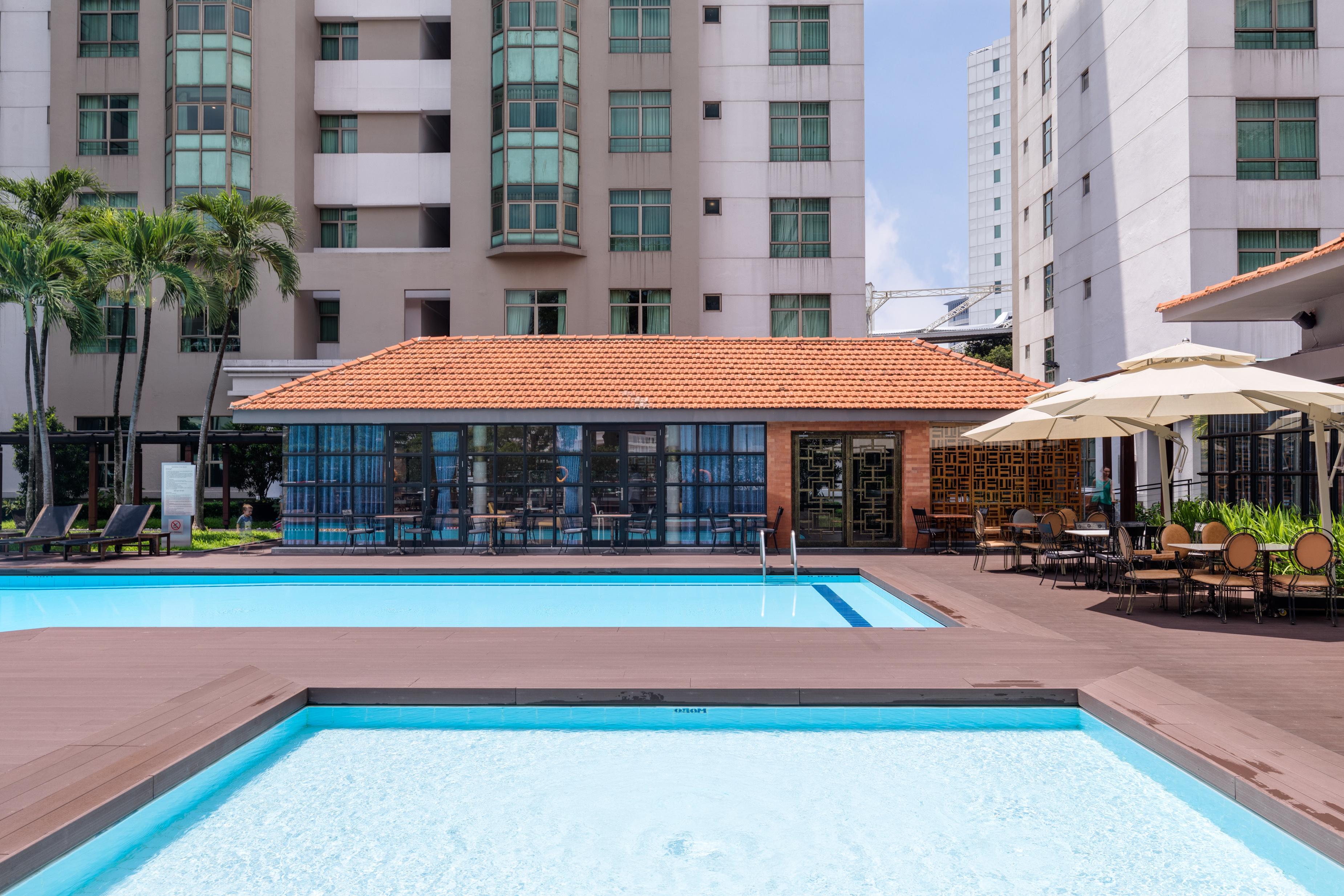Somerset Ho Chi Minh-byen Eksteriør bilde The swimming pool at the hotel